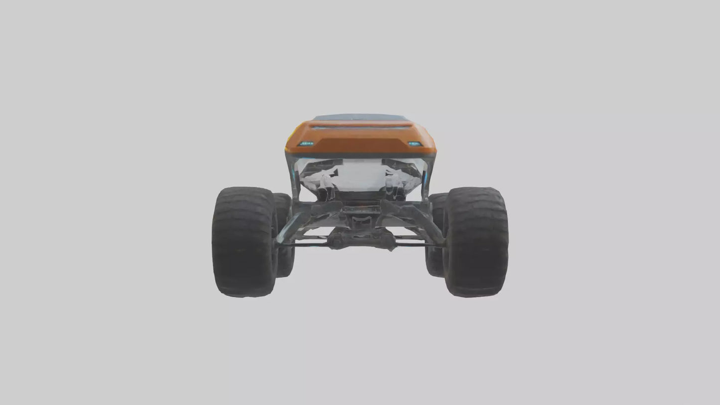 Futuristic Allterrain Vehicle model 3D model