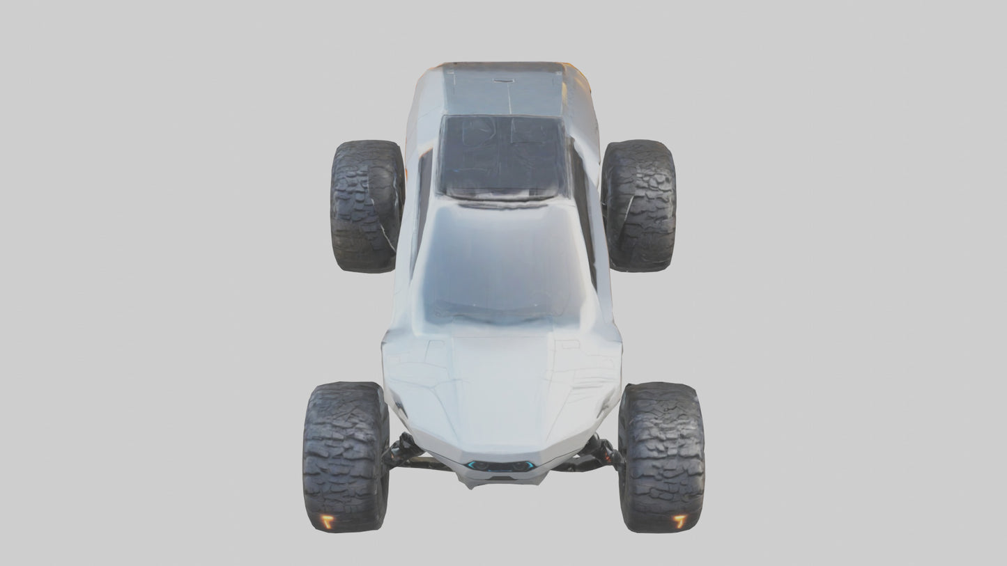 Futuristic Allterrain Vehicle model 3D model