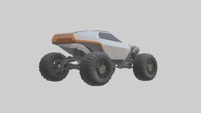 Futuristic Allterrain Vehicle model 3D model