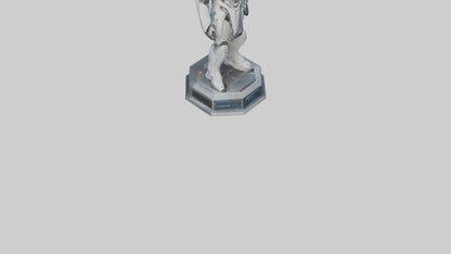 Futuristic Defender statue model 3D model