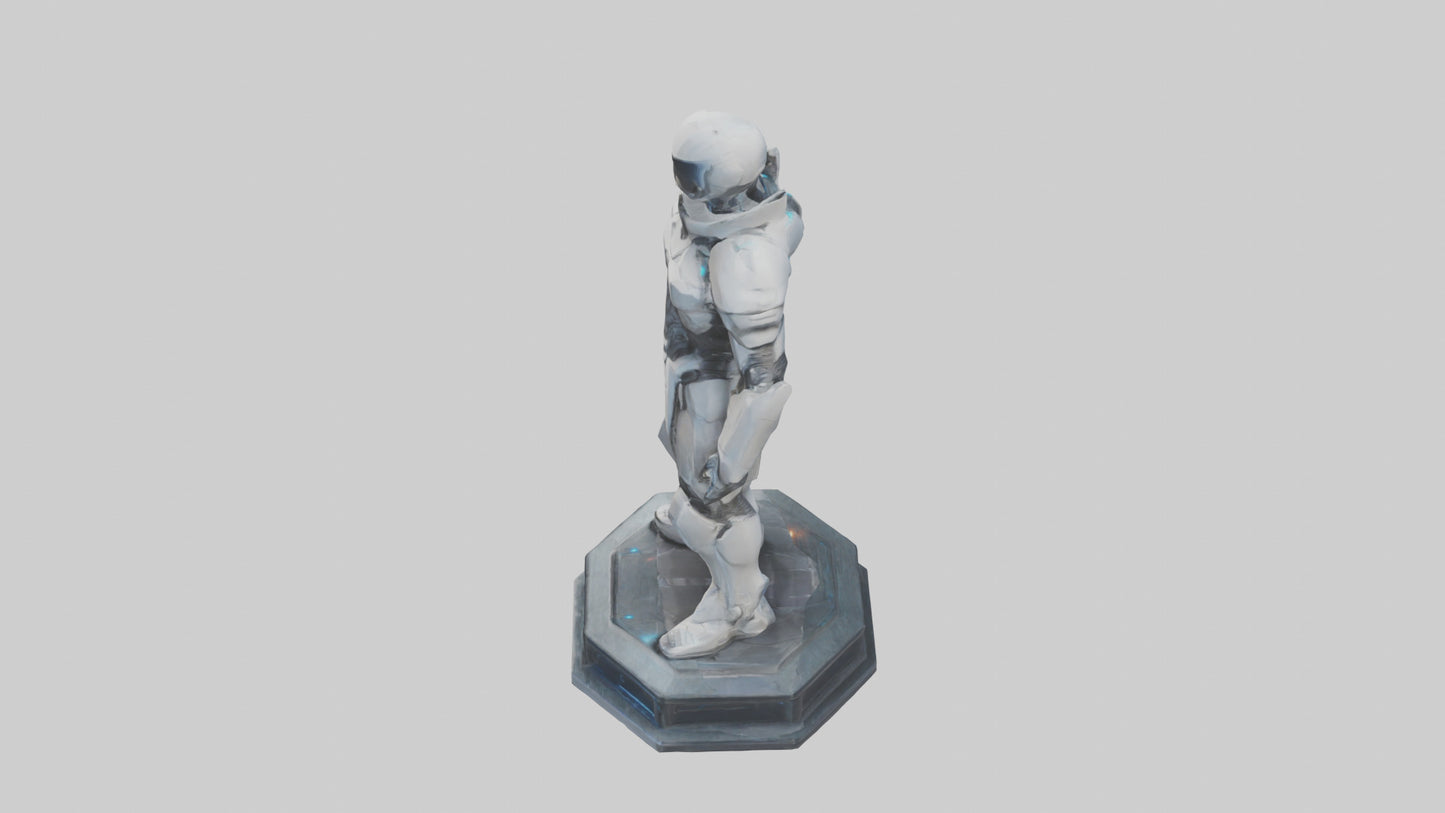 Futuristic Defender statue model 3D model