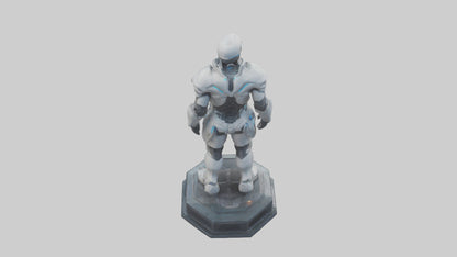 Futuristic Defender statue model 3D model