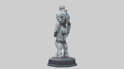 Futuristic Defender statue model 3D model