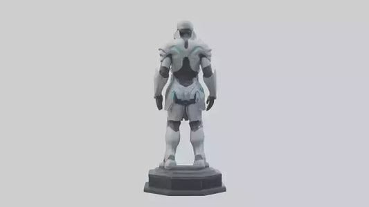Futuristic Defender statue model 3D model