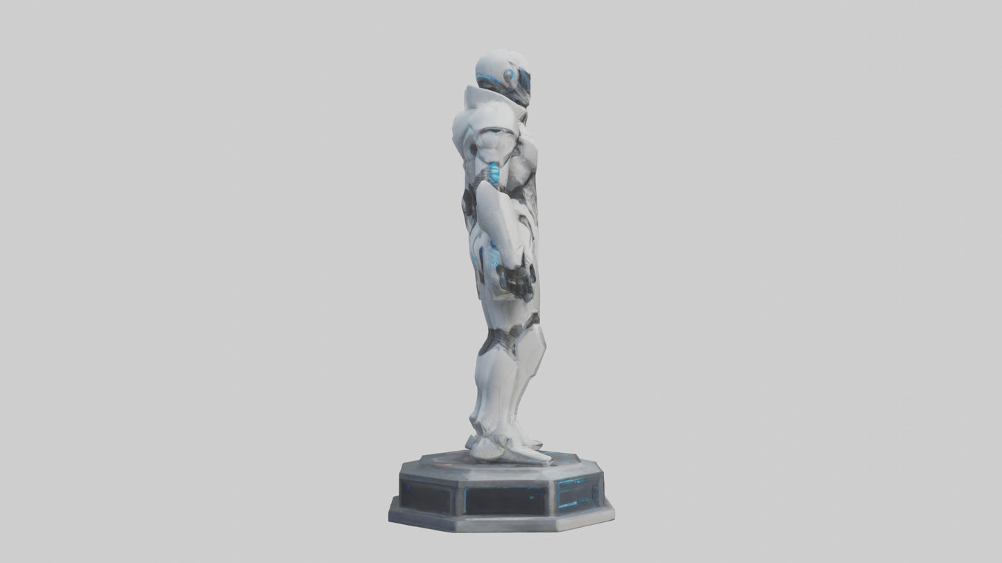 Futuristic Defender statue model 3D model