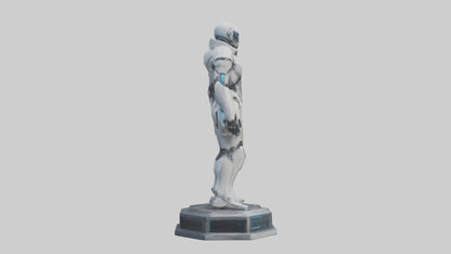 Futuristic Defender statue model 3D model