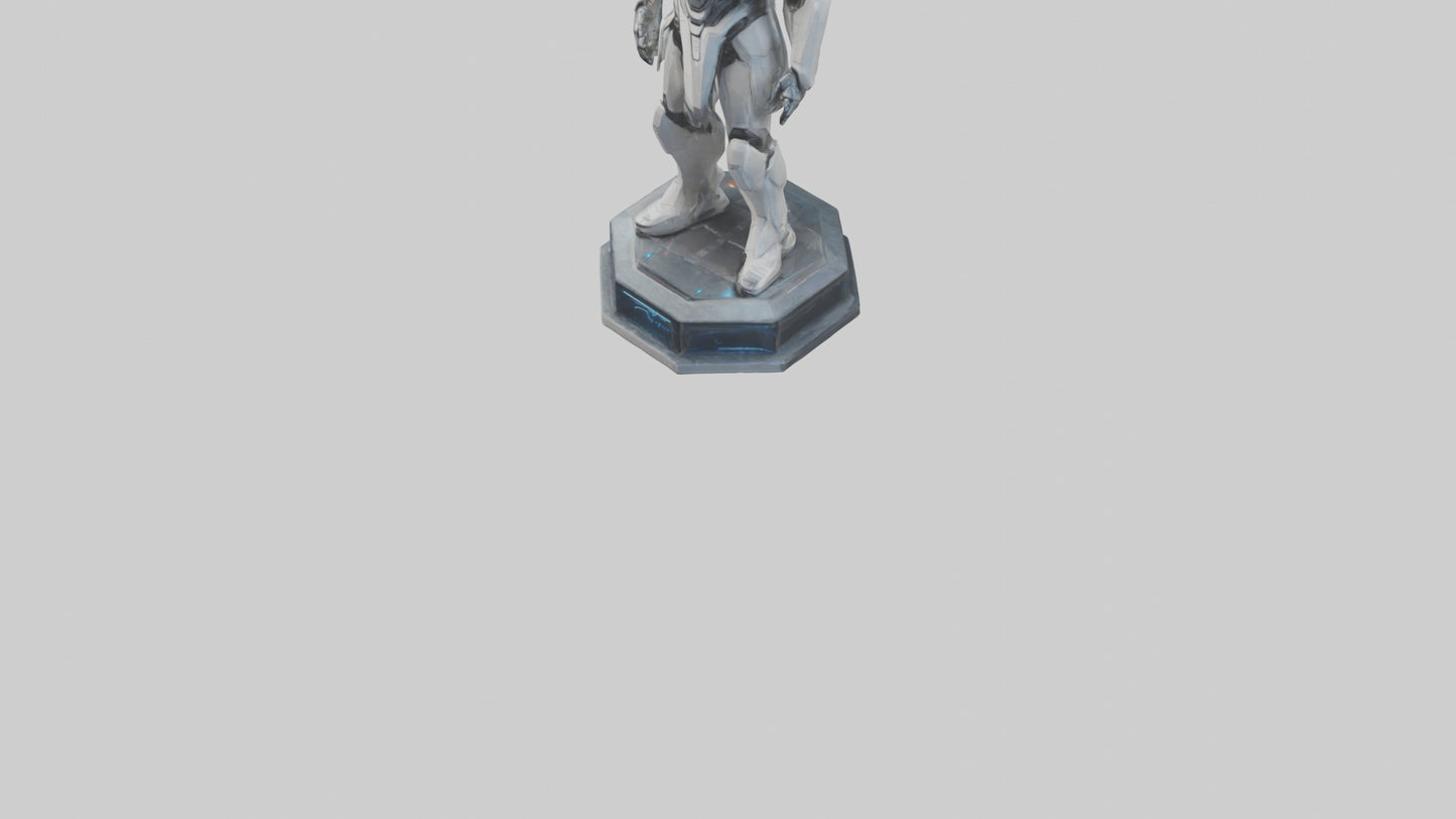 Futuristic Defender statue model 3D model
