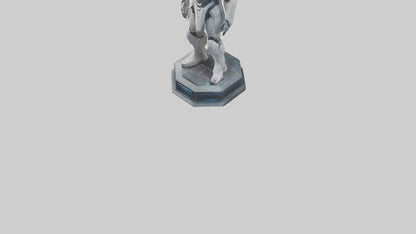Futuristic Defender statue model 3D model