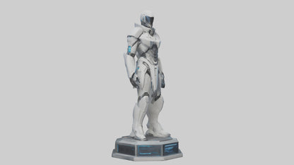 Futuristic Defender statue model 3D model
