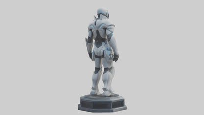 Futuristic Defender statue model 3D model