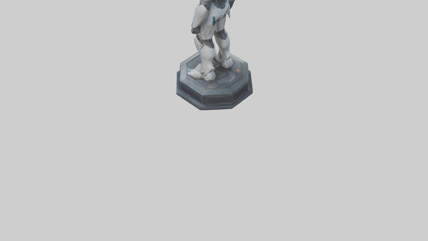 Futuristic Defender statue model 3D model