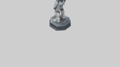 Futuristic Defender statue model 3D model