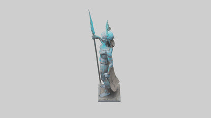Futuristic Shaman statue model 3D model
