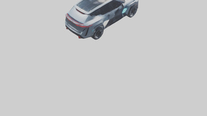 Futuristic Super SUV model 3D model