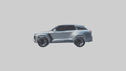 Futuristic Super SUV model 3D model