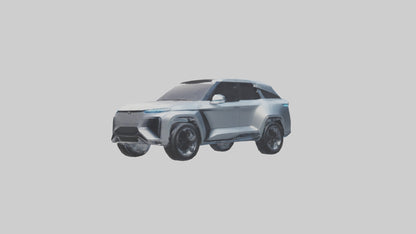 Futuristic Super SUV model 3D model