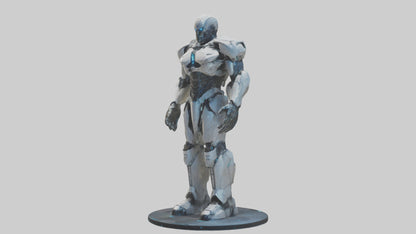 Futuristic Titan statue model 3D model