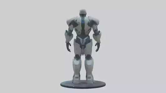 Futuristic Titan statue model 3D model