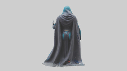 Galactic Assassin statue model VR / AR / low-poly