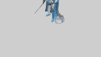 Galactic Assassin statue model VR / AR / low-poly