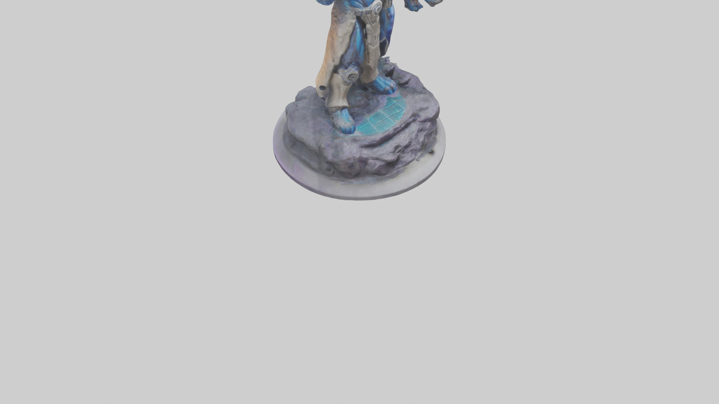 Galactic Beast Hunter statue model 3D model