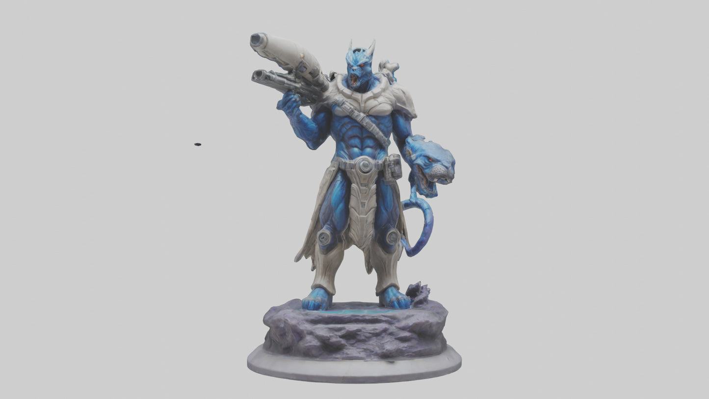 Galactic Beast Hunter statue model 3D model