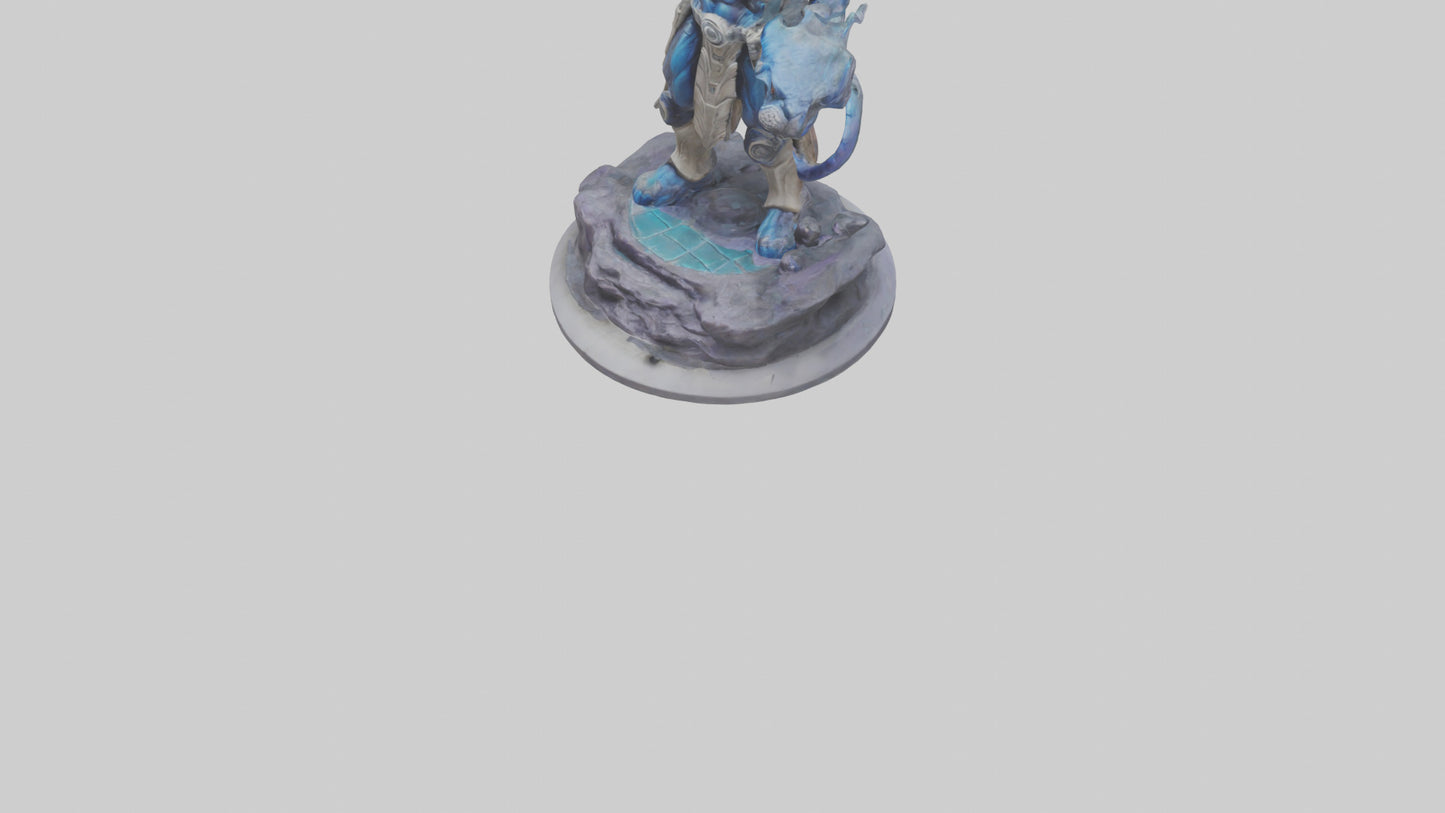 Galactic Beast Hunter statue model 3D model