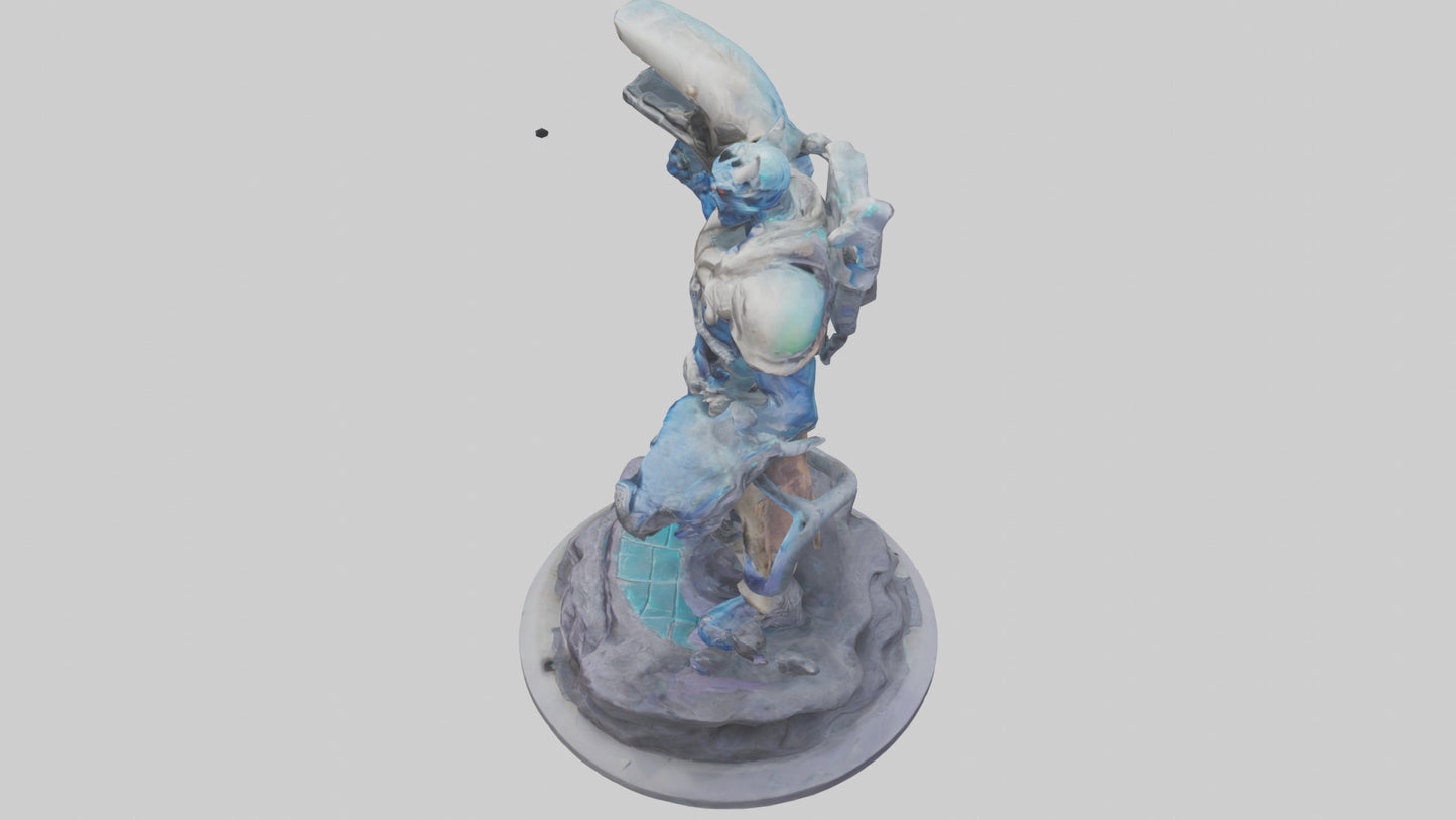 Galactic Beast Hunter statue model 3D model