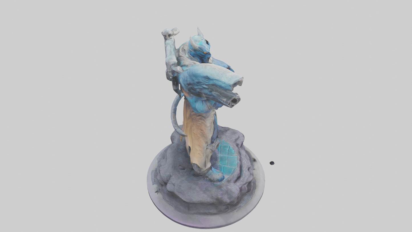 Galactic Beast Hunter statue model 3D model