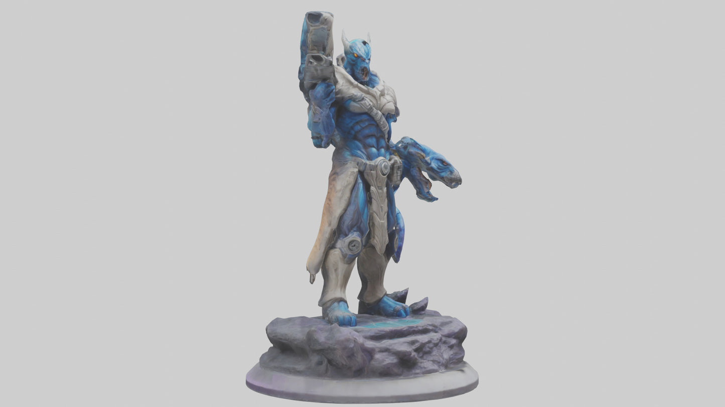 Galactic Beast Hunter statue model 3D model