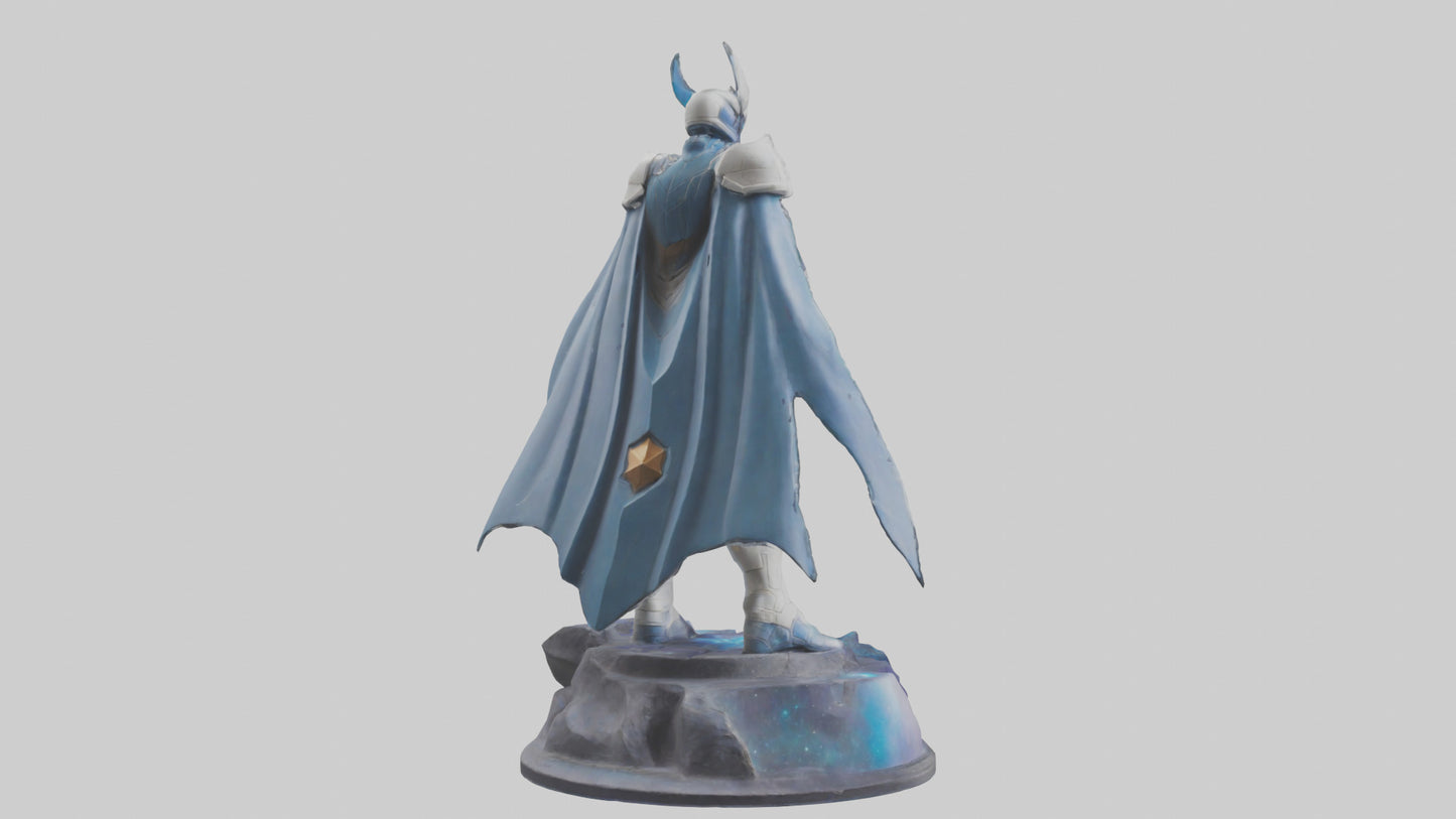 Galactic Defender statue model 3D model