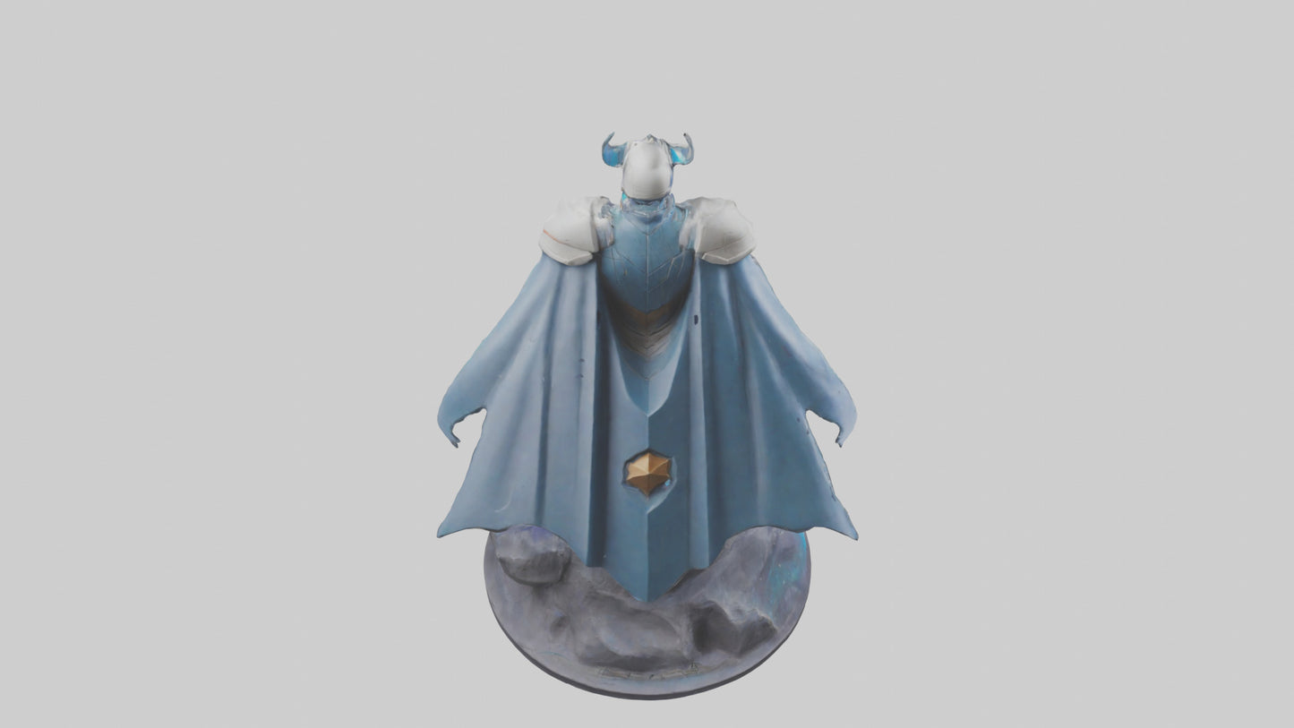 Galactic Defender statue model 3D model