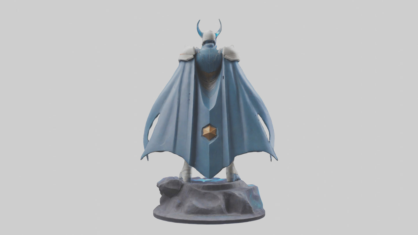 Galactic Defender statue model 3D model