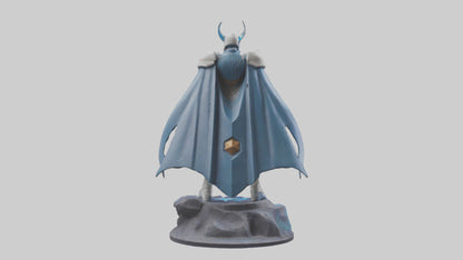 Galactic Defender statue model 3D model