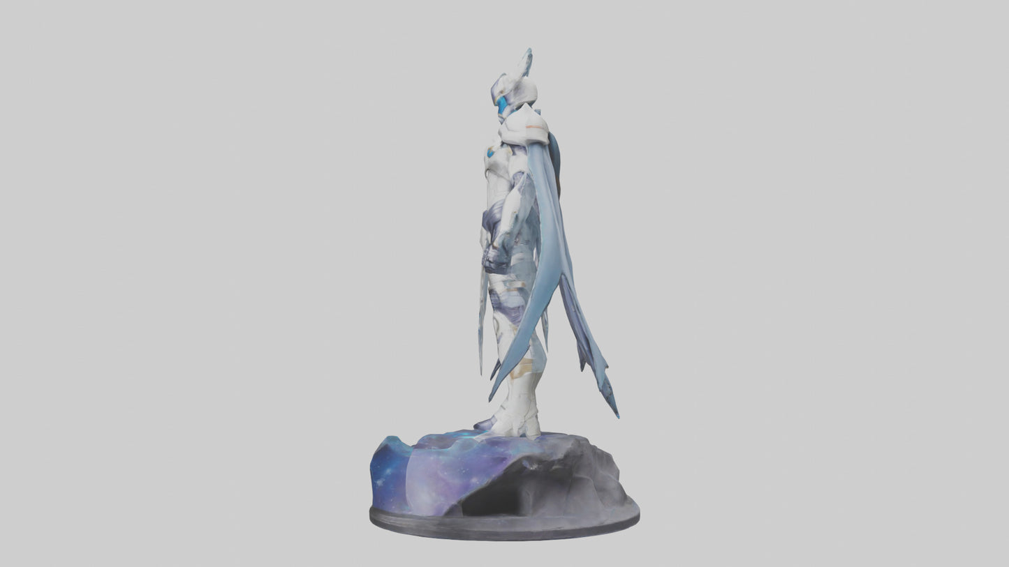 Galactic Defender statue model 3D model