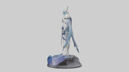 Galactic Defender statue model 3D model