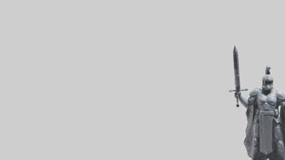 Galactic Defender statue model 3D model