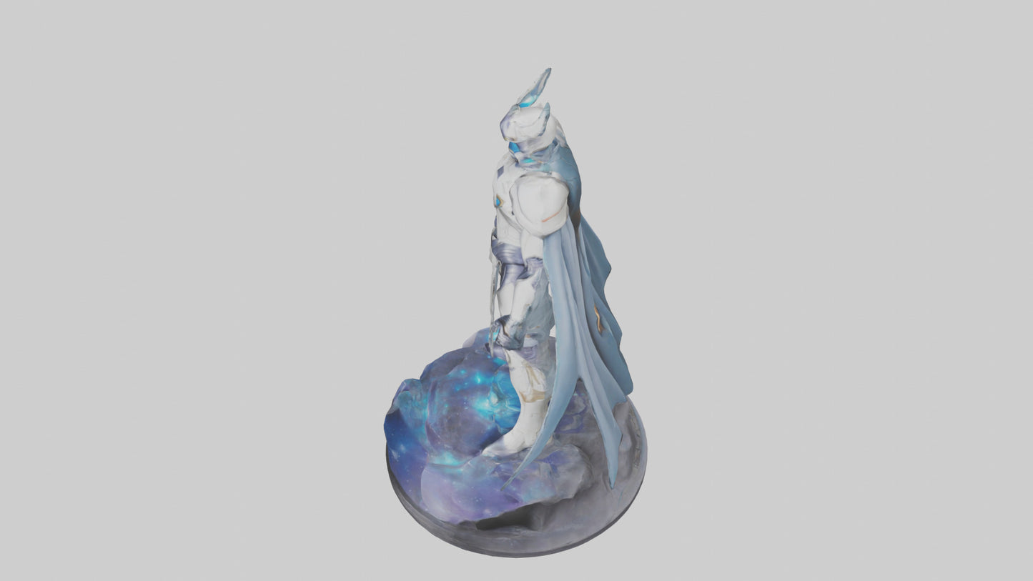 Galactic Defender statue model 3D model