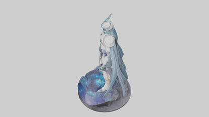 Galactic Defender statue model 3D model