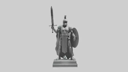 Galactic Defender statue model 3D model