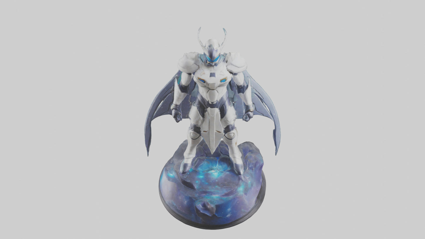 Galactic Defender statue model 3D model