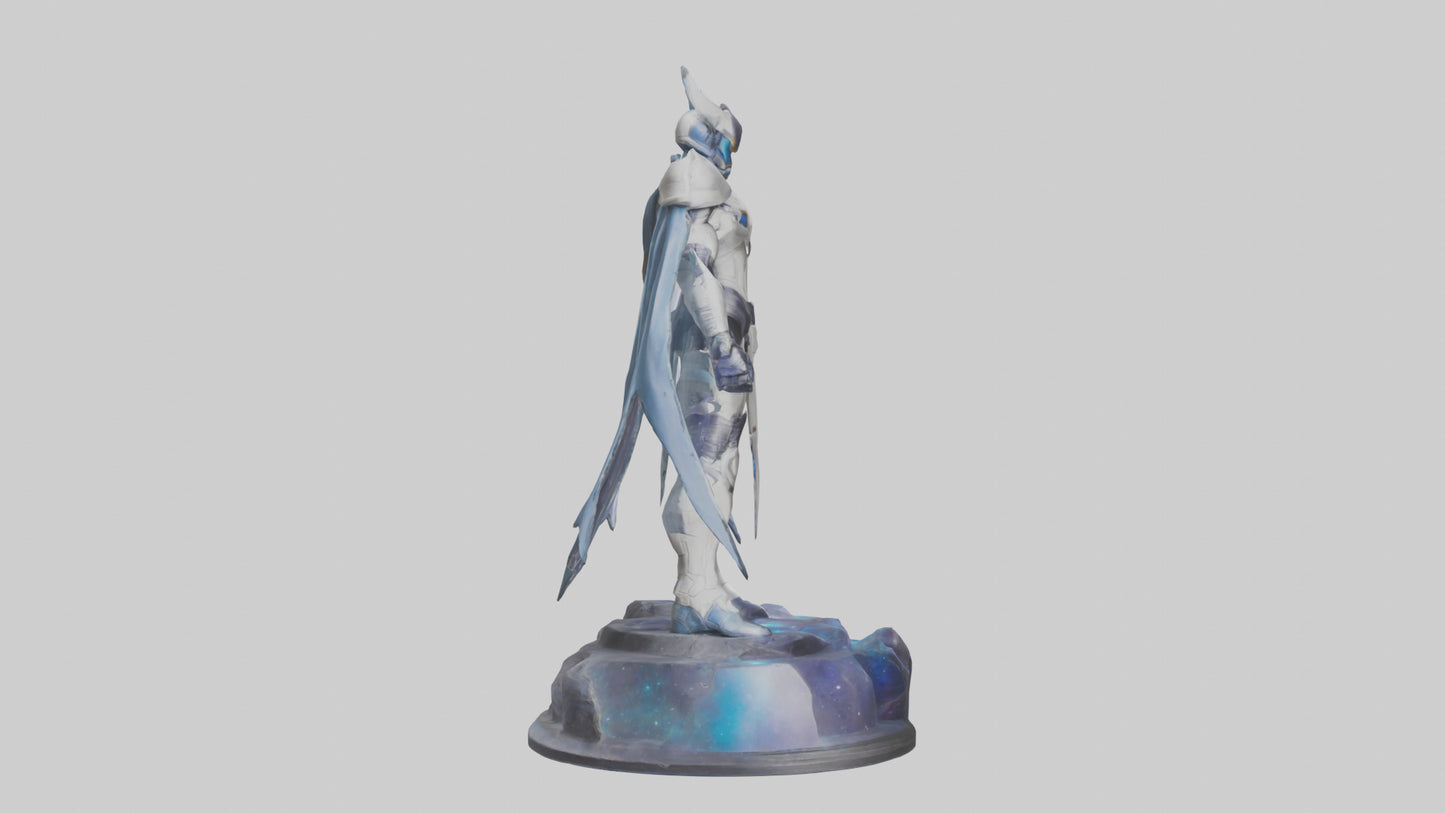 Galactic Defender statue model 3D model