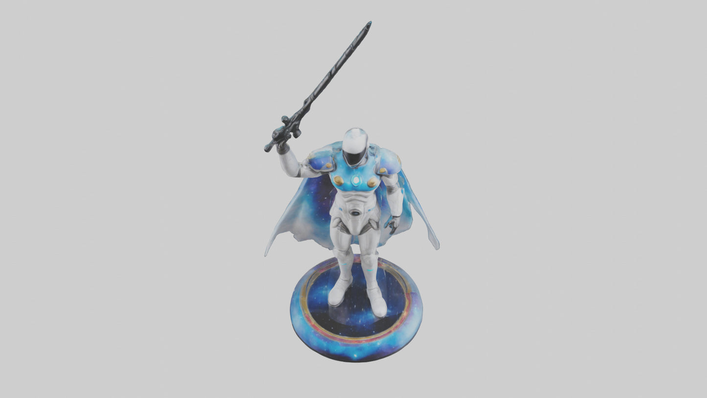 Galactic Hero statue model 3D model