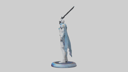 Galactic Hero statue model 3D model
