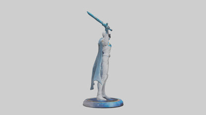 Galactic Hero statue model 3D model