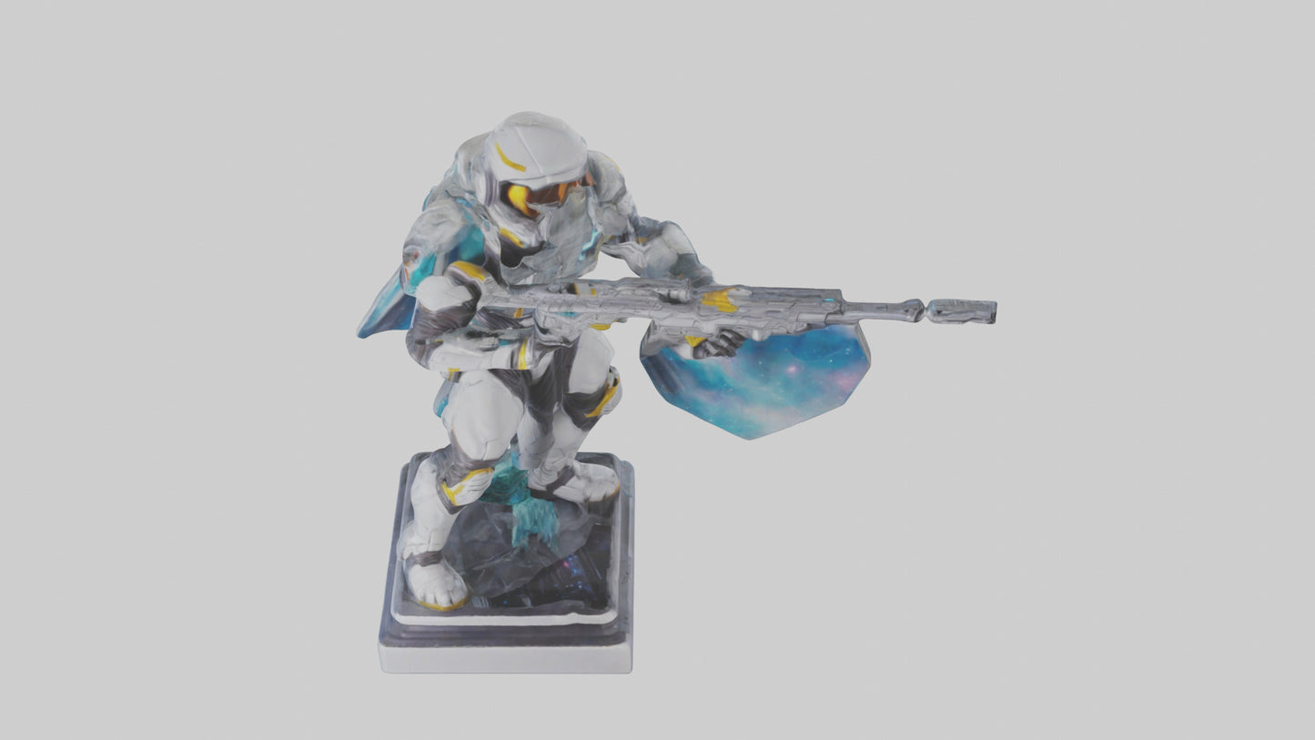 Galactic Hunter statue model VR / AR / low-poly