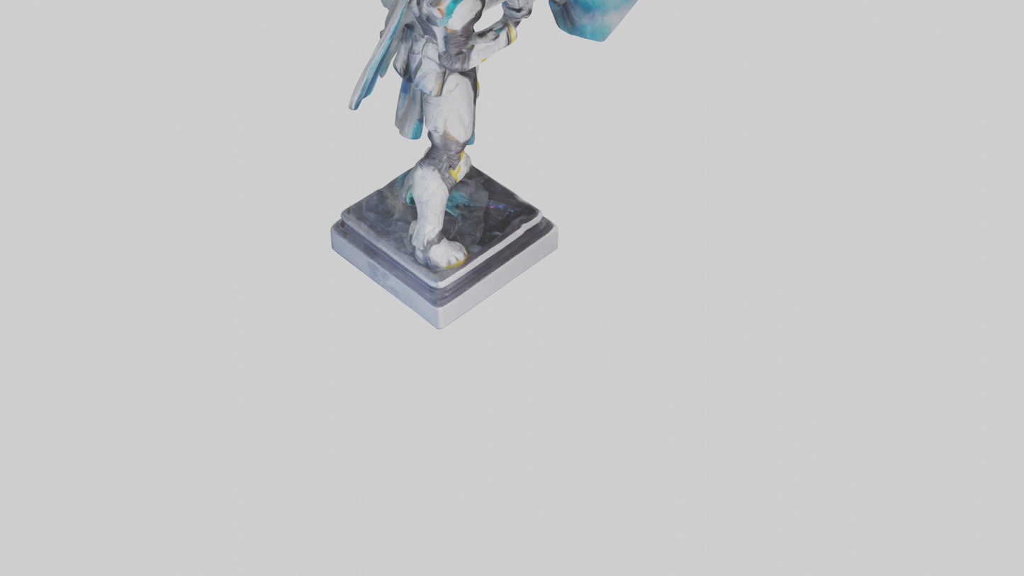 Galactic Hunter statue model VR / AR / low-poly