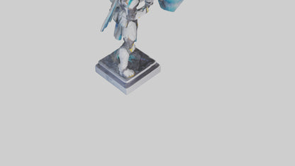 Galactic Hunter statue model VR / AR / low-poly
