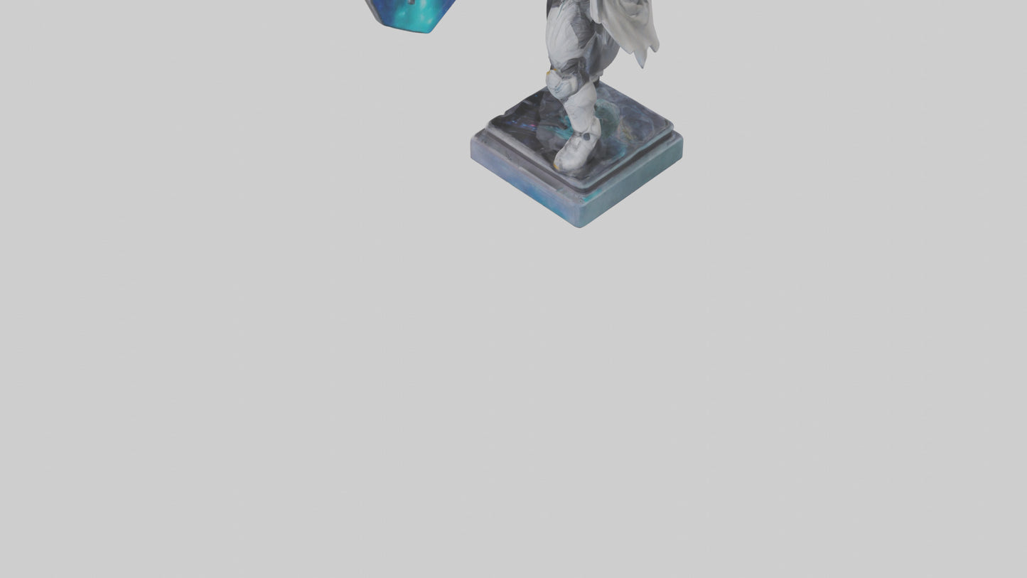 Galactic Hunter statue model VR / AR / low-poly