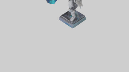 Galactic Hunter statue model VR / AR / low-poly